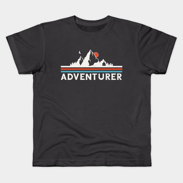 Adventurer Kids T-Shirt by adcastaway